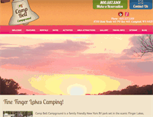 Tablet Screenshot of campbellcampground.com